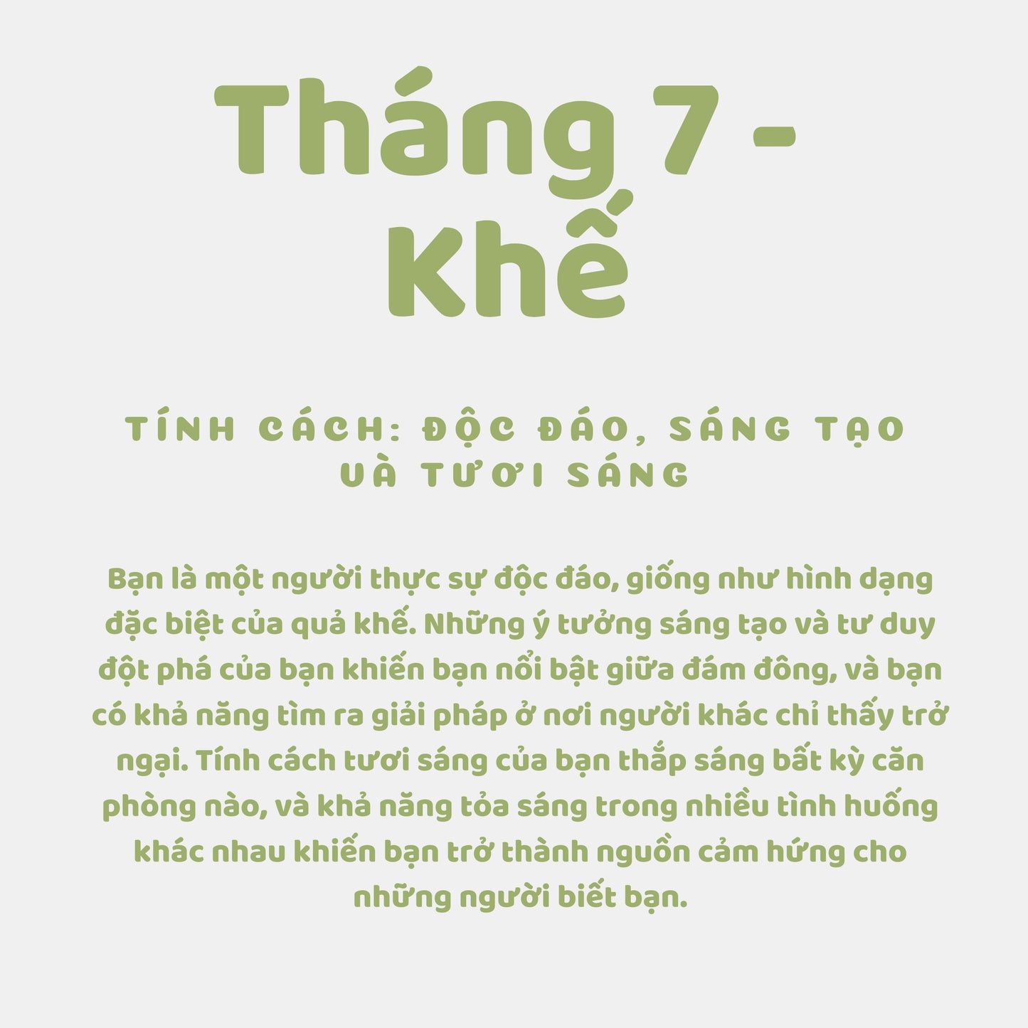 July Starfruit- Tháng 7 Khế